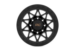 Wheel - Rough Country - 78 Series, Simulated Beadlock - Black